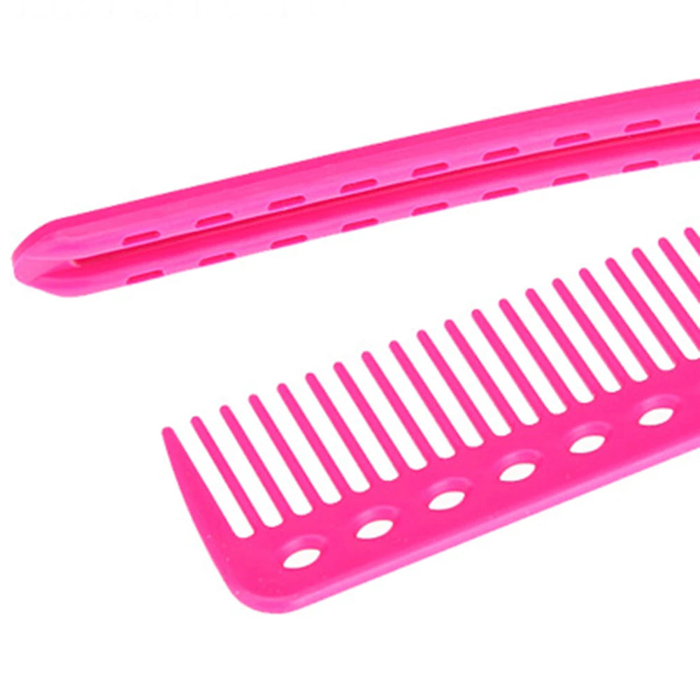 Portable DIY Salon Flat Iron Hair Straightener V Comb Hairdressing Styling Tool Hair Brush Anti-static Hair Combs Hair Care