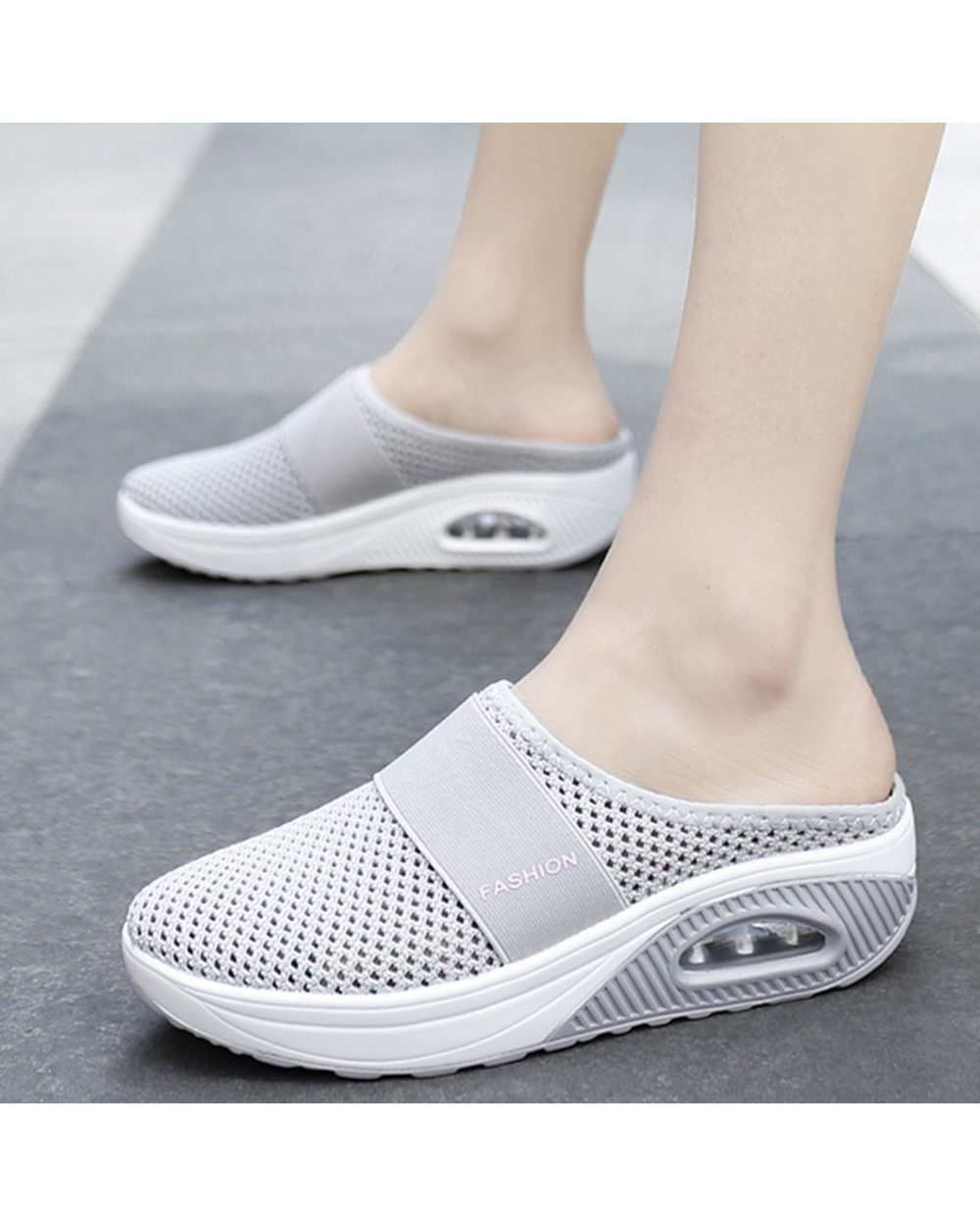 Women Sandals Fashion Wedges Platform Shoes Female Slides Women's Slippers Breathable Mesh Lightweight Ladies Footwear